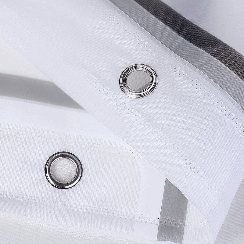 速发P浴帘简约方格印花浴帘卫生间 水窗帘防水帘防隔离