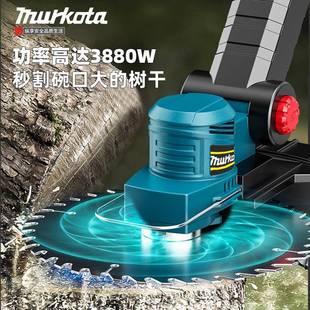 割草机 外贸电动割草机小型家用除草机手持锂电打草机多功能充电式