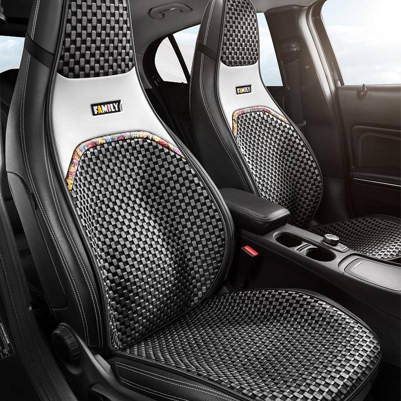 汽车坐垫季LDJ/099D凉垫夏垫四季通风用小蛮腰半包座椅垫套冰丝座