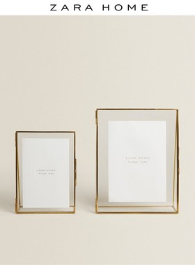 速发Za Ho 欧式创意金7玻璃礼属相框婚金摆件礼物 46色00450