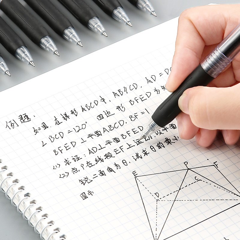 速发日本ZE中性笔JJ15款学生用复古水笔按动0.5mm黑色学霸笔is刷