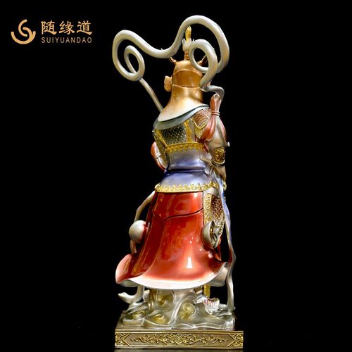速发纯伽蓝韦陀菩萨铜佛像家用供奉韦驮关公神像客厅铜雕摆件