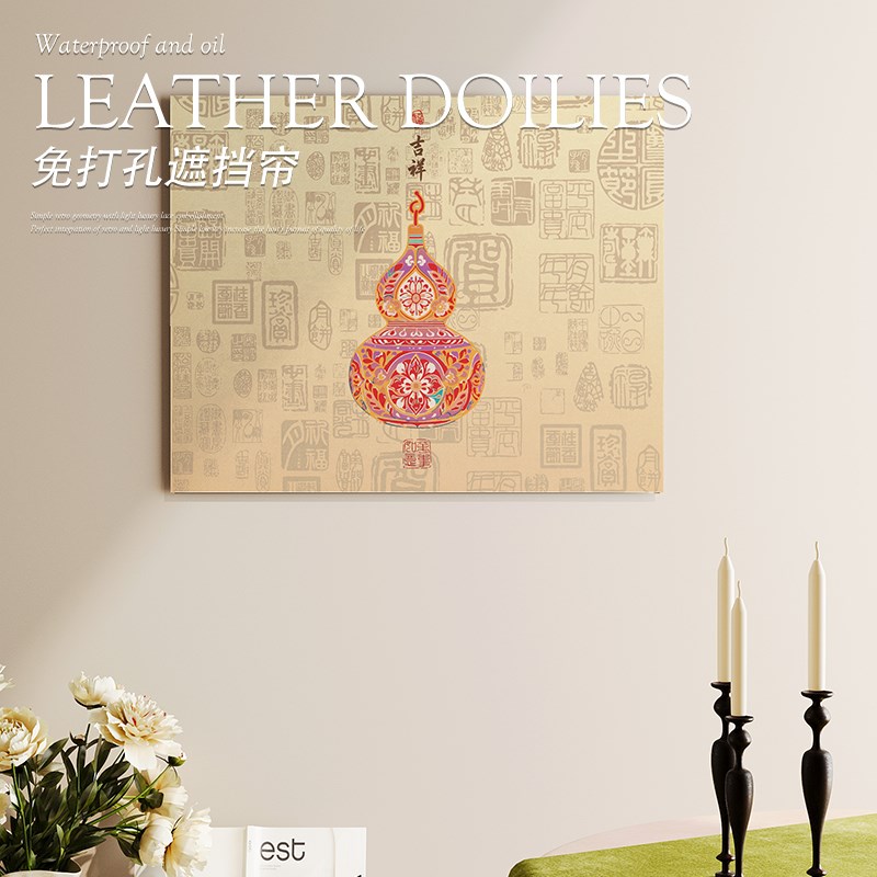 速发电表箱装饰画电闸盒挂画可视门铃遮挡帘免打孔魔术贴2025新款
