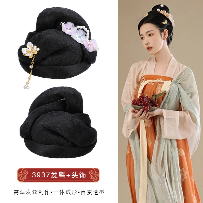 速发赵盼儿同款发型头饰古风发包古装影视剧造型明宋汉服假发发髻