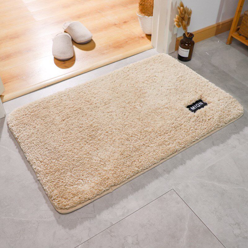 速发现加高毛绒 厚地垫地毯 浴室吸水防滑地垫货卧室卫生间门口脚