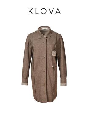 柯罗芭冬季专柜同款宽松休闲衬衫式外套 【H】 SY6642(UN) ￥5990