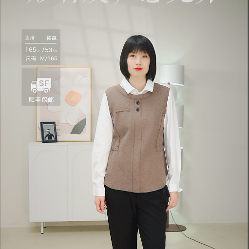 柯利亚诺冬季专柜同款经典绵羊毛假两件衬衫  CY1464 ￥2880