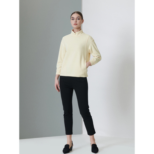 柯罗芭冬季专柜同款时尚黄色针织休闲T恤  TY1482 ￥2990