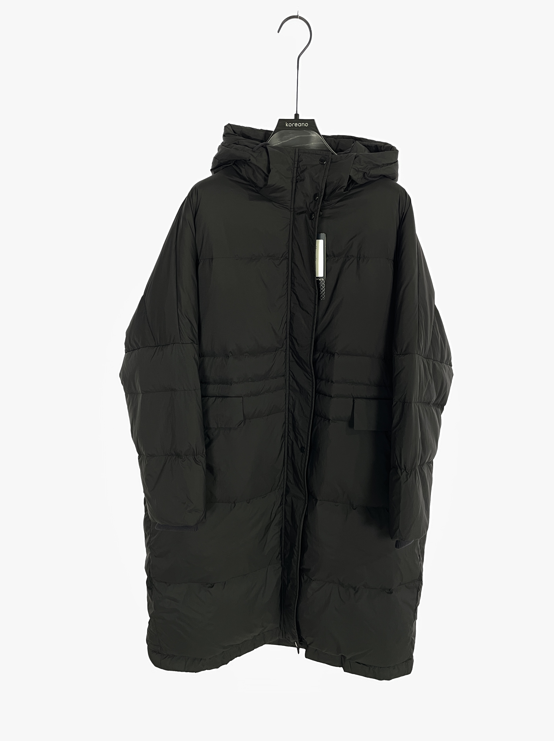 柯利亚诺冬季专柜同款宽松大廓型连帽中长款羽绒服  YC2977(UNE)A