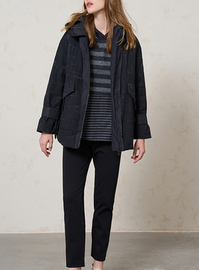 柯利亚诺冬季专柜同款连帽轻薄型夹棉棉服  MS7277(UN) ￥6800