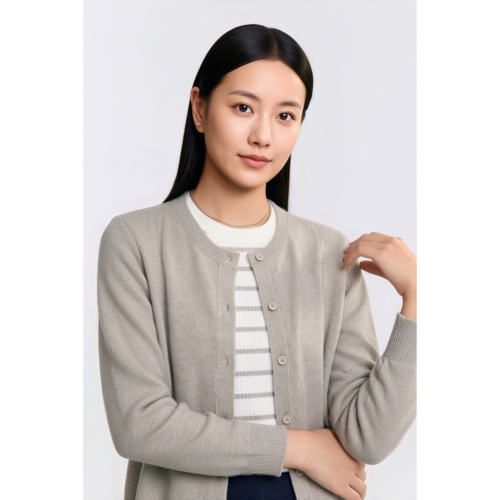 柯利亚诺冬季专柜同款金米驼假两件毛衫【H】 HT9010(TUN)G ￥880