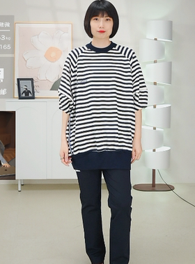 柯利亚诺春秋专柜同款宽松慵懒套头圆领T恤TT5252(JUN)B￥1590