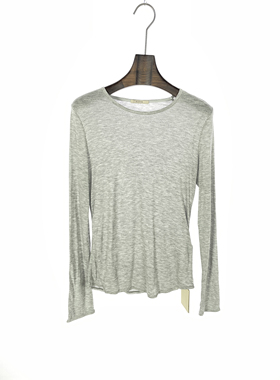 柯罗芭冬季专柜同款浅灰色圆领舒适长袖T恤  TT0144(9VUN) ￥1990