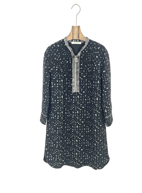 柯罗芭冬季专柜同款设计师原创花型时尚连衣裙  LT1165 ￥3890