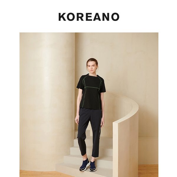 柯利亚诺夏季专柜同款休闲运动风格小萝卜型长裤  KT0213 ￥1880