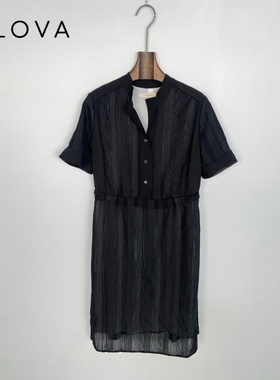 柯罗芭夏季专柜同款黑色镂空连衣裙  LW2357 ￥4290