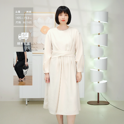 柯利亚诺春秋奥莱专柜正品连衣裙 LW3755(JUN)B象牙白吊牌价:2390