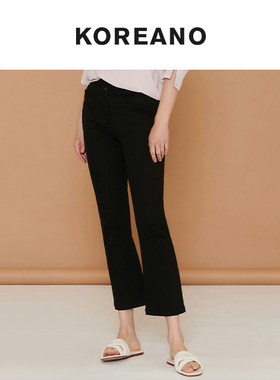 柯利亚诺夏季专柜同款黑色经典小喇叭裤  KW3735(9VUN) ￥2080