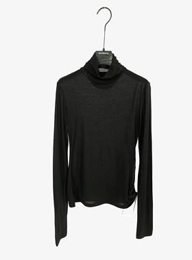 柯利亚诺冬季专柜同款黑色针织修身打底T恤  TT9486B ￥1590