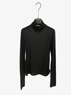 柯利亚诺冬季专柜同款黑色针织修身打底T恤  TT9486B ￥1590