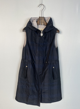 柯罗芭冬季专柜同款藏蓝色经典A型棉马甲  JM4099 ￥5690