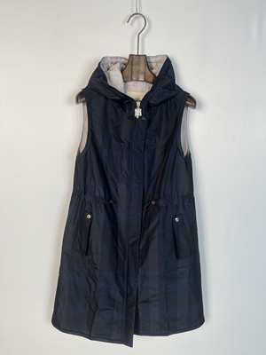 柯罗芭冬季专柜同款藏蓝色经典A型棉马甲  JM4099 ￥5690