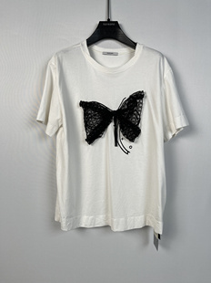 柯利亚诺春秋专柜同款玉石白小落肩宽松T恤  TT6079 ￥2280