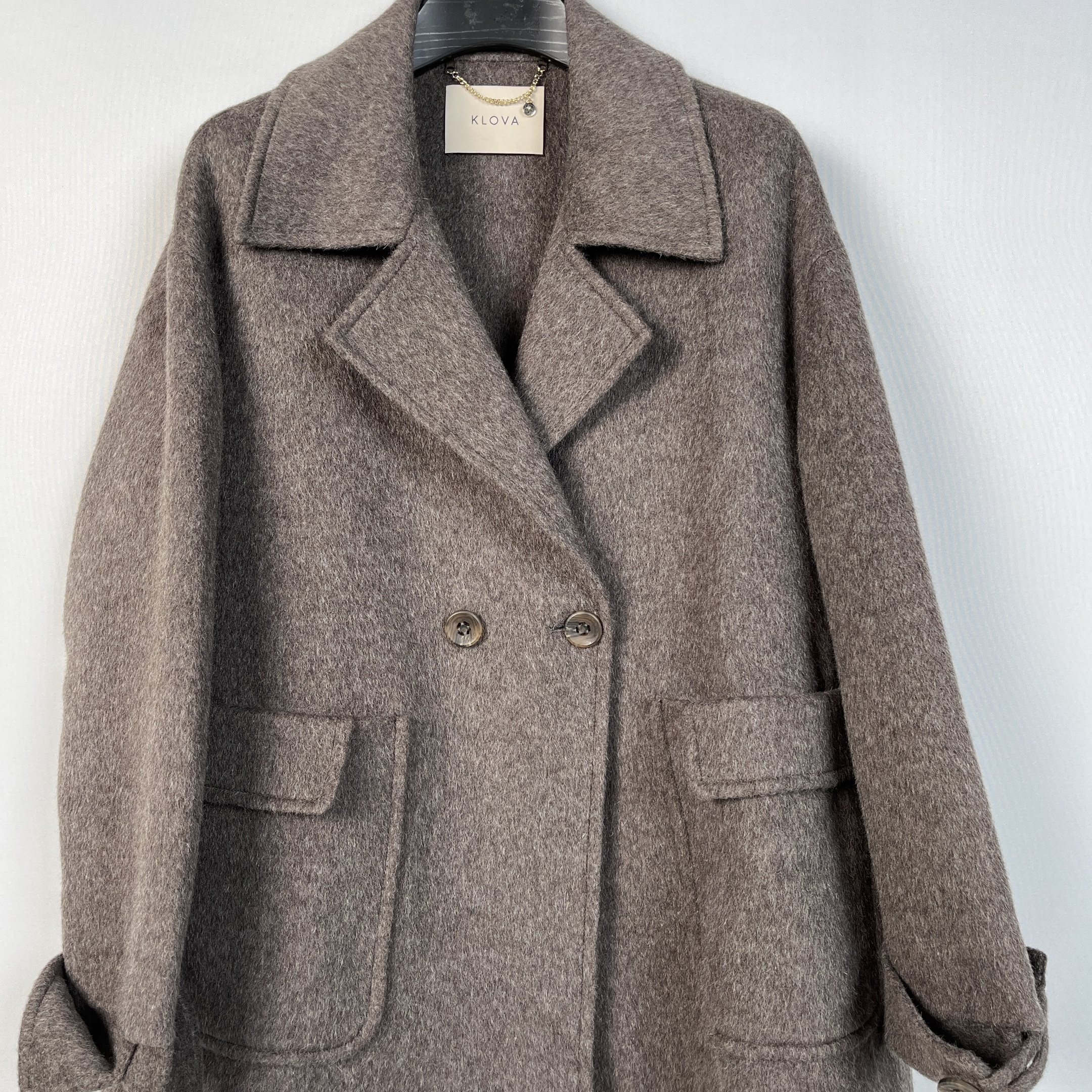 柯罗芭冬季专柜同款羊毛羊驼毛外套  SY9397G ￥5590