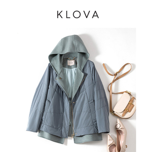 ￥6900 MS7269 柯罗芭春秋专柜同款 灰绿色H型短棉服