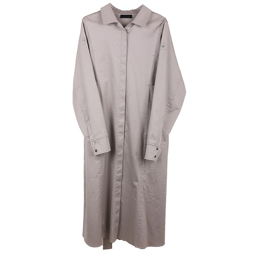 柯罗芭春秋专柜同款驼灰色翻领衬衫式风衣  FW3585(BUN)B ￥3390