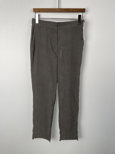 柯利亚诺冬季专柜同款深灰色细密灯心绒烟管裤  KW4315 ￥1190