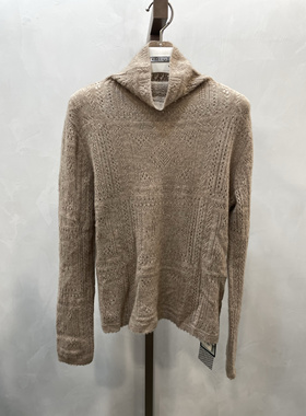 柯利亚诺春秋专柜同款花驼色休闲毛衫  HR8007G ￥3880