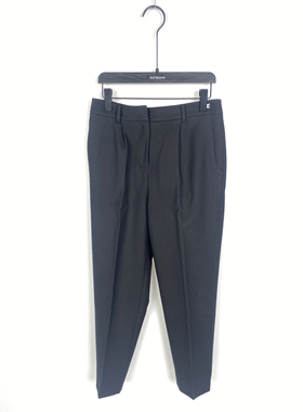 柯利亚诺春秋专柜同款黑色通勤遮肉萝卜裤  KW7441A ￥1990