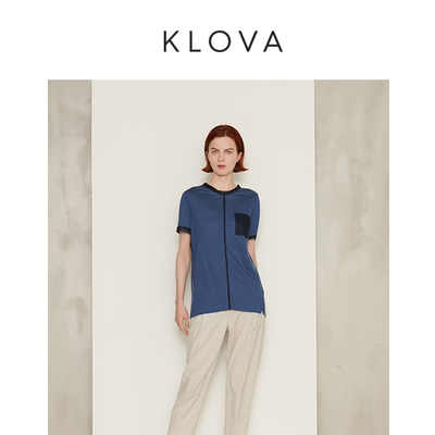 柯罗芭夏季专柜同款针织廓形T恤  TT0661 ￥2590