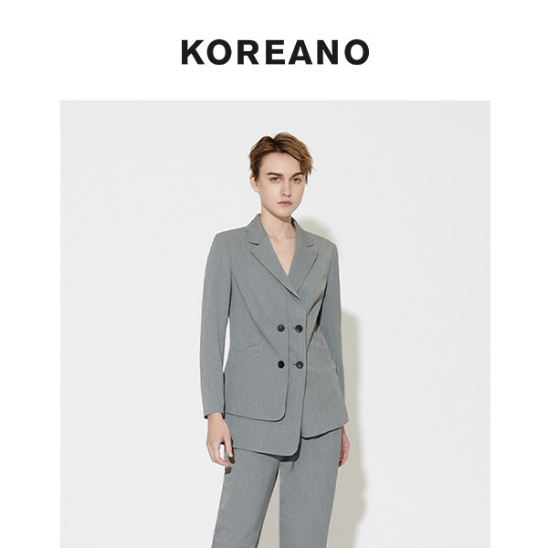 柯利亚诺春秋奥莱专柜正品外套 SW3945(JUN)B灰色 吊牌价:2790