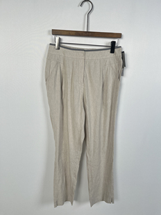 KW3128 驼灰色亚麻混纺萝卜裤 ￥2880 专柜同款 柯利亚诺夏季