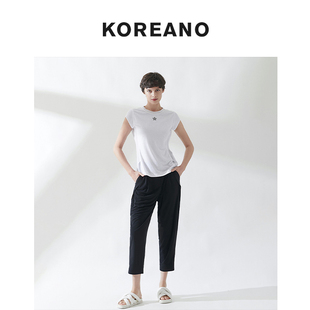 KT2610 黑色廓形时髦锥形裤 ￥2080 专柜同款 柯利亚诺夏季