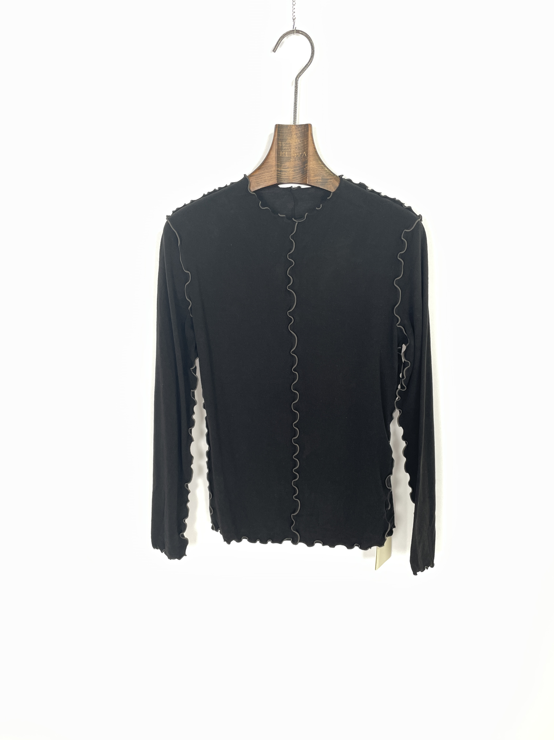 柯罗芭冬季专柜同款黑色修身内搭T恤  TT3121(9VUNR) ￥2280