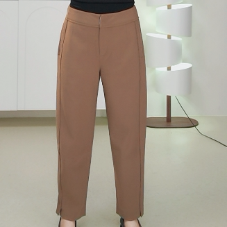 柯罗芭春秋专柜同款摩卡棕萝卜裤  KT6215 ￥3390