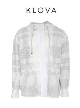 柯罗芭春秋专柜同款岩白色几何蕾丝连帽外套  ST5044(BUN) ￥2190