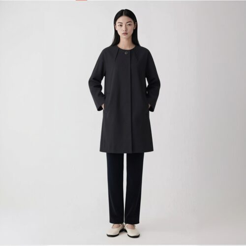 柯罗芭春秋专柜同款宽松版茧形圆领落肩袖外套 SW1160(UN) ￥3990