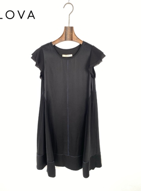 柯罗芭夏季专柜同款 黑色圆领真丝A版连衣裙  LW0006(9UN) ￥5290