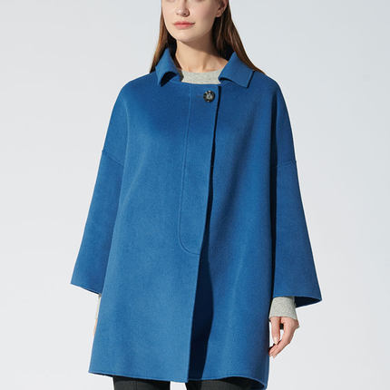 柯利亚诺冬季专柜同款小翻领落肩大衣  FY0032(9UNR)A ￥9800