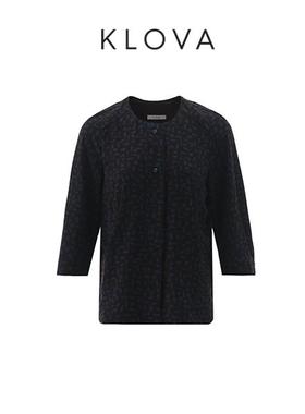 【KLOVA】春秋深咖蓝H型梭织T恤 【H】 CW9917(UN)