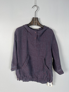 柯罗芭夏季专柜同款紫色落肩连帽T恤 TW9685 ¥4590