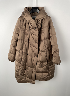 柯利亚诺冬季专柜同款中长款连帽羽绒服  YZ0041(9UNR)D ￥6800