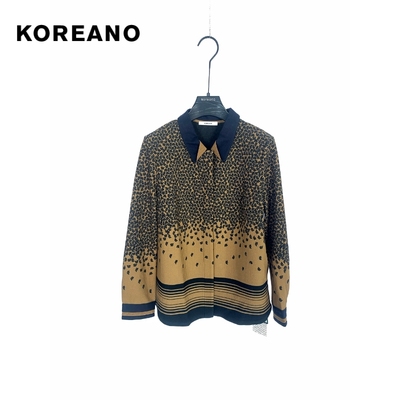 柯利亚诺春秋专柜同款蓝驼花衬衫  CT0370(9UN) ￥2680