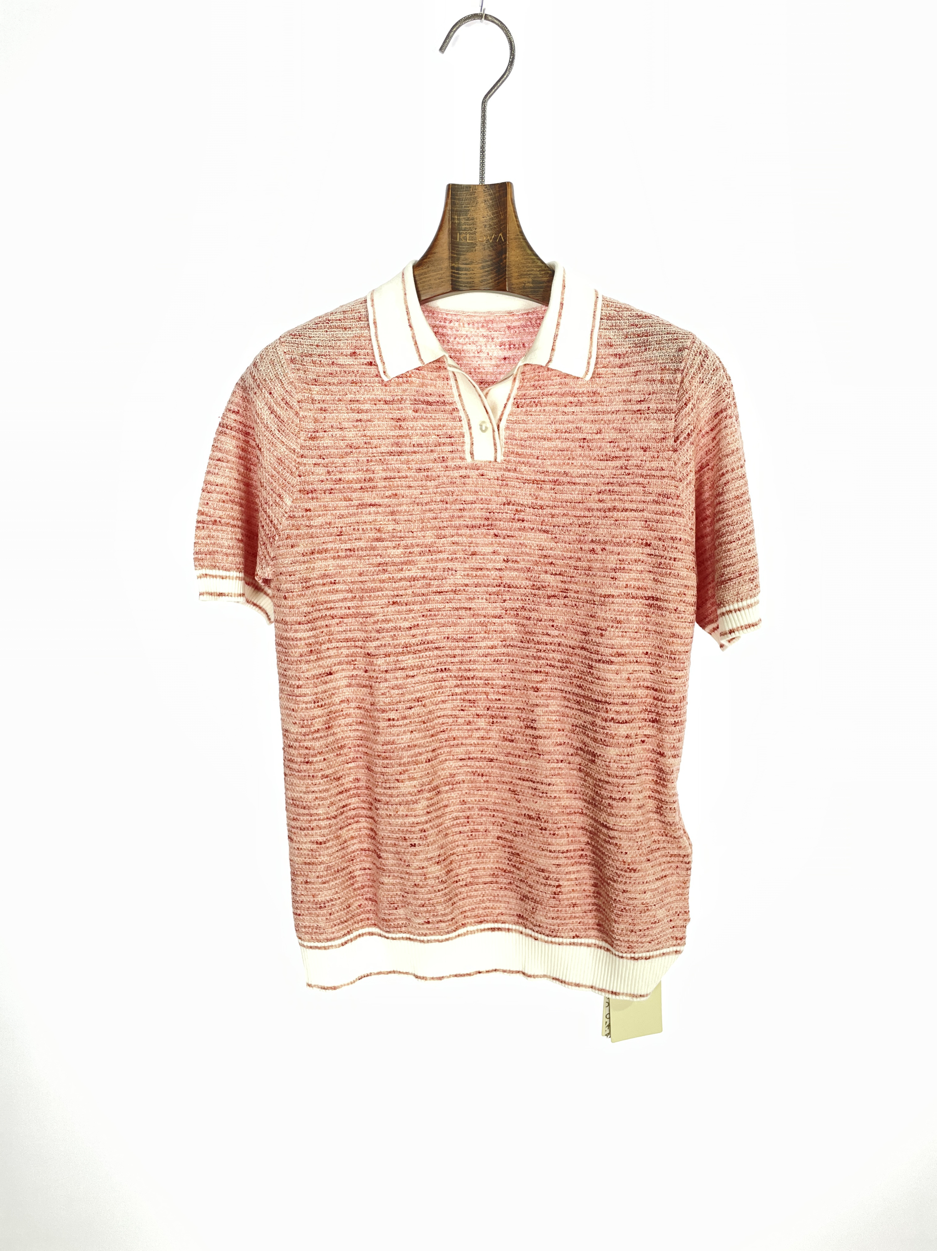 柯罗芭春秋专柜同款粉色简约廓形针织T恤  ZT9203G ￥2990