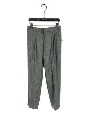 柯利亚诺冬季专柜同款灰条中腰直筒裤  KY3750B ￥2390