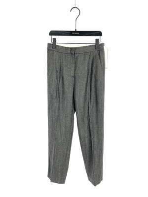 柯利亚诺冬季专柜同款灰条中腰直筒裤  KY3750B ￥2390